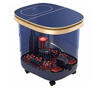 Masajeador de Baño de Spa para Pies con Calor Spa de Pies Motorizado con Calor Y Masaje Y Chorros, Masajeador de Spa de Pies Shiatsu Rodillos Eléctricos, Alivia el Dolor Muscular de Los Pies