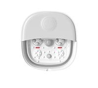 Masajeador de Baño de Spa para Pies Plegable, Spa de Pies Motorizado con Calor Y Masaje, Masajeador de Spa de Pies Shiatsu con 4 Bandejas de Masaje, Aliviar el Dolor Muscular de Los Pies, Adecuado par