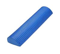 Masajeador de bloques blandos de espuma de alta densidad, medio rodillo redondo de fisio for fitness en el hogar, azul 60 cm (Color : Blue 30cm)