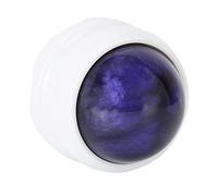 Masajeador de bolas, Bola de masaje de relajación muscular Bola de masaje manual Base blanca para mano para pierna para cuello para recuperación de masajes(Bola morada)