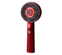 Masajeador de cabello con luz roja, herramienta para el cuidado del cabelludo, cepillo vibrador del cabelludo, aplicador de aceite integrado, recargable y portátil, 1400 mAh, para hombres