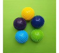Masajeador de cabeza 5pcs / Trigger Point Massage Ball Roller Pain Stress Relief Para Palm Foot Hand Body Massager Color Aleatorio