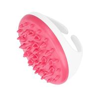 Masajeador De Celulitis Cepillo De Celulitis, Masaje De Meridianos De Silicona Suave, Exfoliante De Piel Baño Ducha Cepillo De Cuero Cabelludo Para Brazos Cintura Piernas(Rosa roja)