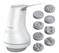 Masajeador de celulitis, masajeador de mano, masajeador eléctrico de espalda para brazo, pierna, cadera, vientre, color blanco