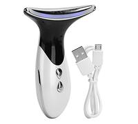 Masajeador de Cuello de Iones, 4 Engranajes Dispositivo de Belleza para el Cuello, Carga USB Dispositivo de Belleza de Rejuvenecimiento de la Piel para Estiramiento de la Piel