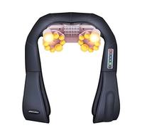 Masajeador de Cuello Eléctrica del cuello del hombro Volver masajeador corporal masaje Shiatsu Amasamiento hogar del coche Masaj de dispositivos con la caja 99 (Color : Natural)