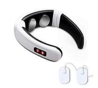 Masajeador De Cuello Eléctrica masajeador cuello 6 Modos de Control de Potencia Lejos de calefacción alivio del dolor herramienta del cuidado de la Salud Relajación Máquina 53 ( Color : With Sticker )