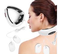 Masajeador de Cuello, Masajeadores Profesionales Eléctricos Portátiles, Hombro Trasero, Masajeador de Cuello de Pulso Magnético, Tratamiento de Vértebra Cervical, Relajación de