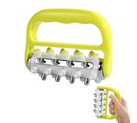 Masajeador de drenaje linfático, herramienta de masaje de celulitis y fascia, herramienta de masaje de tejido cicatricial, alivio muscular y tratamiento de lipedema, rodillo de masaje personal de mano