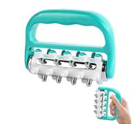 Masajeador de drenaje linfático, herramienta de masaje de celulitis y fascia, herramienta de masaje de tejido cicatricial, alivio muscular y tratamiento de lipedema, rodillo de masaje personal de mano