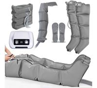 Masajeador de Drenaje linfático, masajeador eléctrico de compresión de Aire para piernas, para la circulación, envolturas para Brazos, Cintura, pies, Tobillos y pantorrillas, máquina de Masaje p