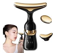 Masajeador de elevación facial, rodillo de belleza de 3 cabezas, herramienta eléctrica para la cara, dispositivo de escultura de mandíbula, máquina de terapia reafirmante de la piel, rodillo vibrador