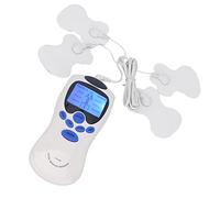 Masajeador de Espalda, Masajeador de Pulso Digital, Electroestimulador Muscular con 4 Electrodos, 8 Modos Ajustables para Aliviar el Dolor de Cuello Y Hombros, Relajación Corporal(EU)