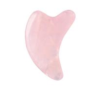 Masajeador De Estiramiento Facial Con Raspador De Gouache De Jade Rosa Natural Para La Cara Gua Sha Board Skin Face Relax Sliming Beauty,Hai Tun