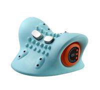 Masajeador de hombros y cuello con terapia de calor EMS para hombres y mujeres - Alivio y tracción de la columna cervical, masajeador eléctr