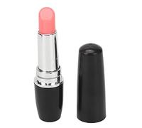 Masajeador de Lápiz Labial, Masajeador de Lápiz Labial con Forma de Lápiz Labial Negro, Masajeador de Lápiz Labial Portátil Pequeño, Varita de Masaje Facial con Vibración Personal para Promover la Cir