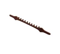 Masajeador de madera para terapia, rodillo de punto de activación, madera Gua Sha, palo de masaje, fascia, abdomen, cuerpo, herramienta de alivio del vientre (tipo e)