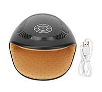 Masajeador De Mano, Masajeador De Mano Recargable, Masajeador De Mano Eléctrico Inalámbrico Con Compresión, Máquina De Masaje Shiatsu Con Calor(negro)