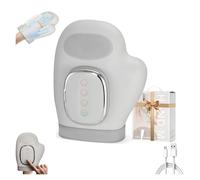 Masajeador de manos con calor y compresión, inalámbrico, presión ajustable de 5 niveles, portátil, recargable, temporizador de 15 minutos, for artritis y síndrome del túnel carpiano.(1pc)
