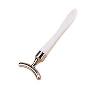 Masajeador de ojos 2 en 1, aplicador de crema for ojos, antiarrugas, antiojeras, lifting facial, espátula mezcladora, minicuchara.(White 6)