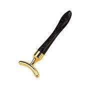 Masajeador de ojos 2 en 1, aplicador de crema for ojos, antiarrugas, antiojeras, lifting facial, espátula mezcladora, minicuchara.(Black 4)