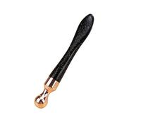 Masajeador de ojos 2 en 1, aplicador de crema for ojos, antiarrugas, antiojeras, lifting facial, espátula mezcladora, minicuchara.(Black 2)