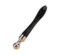 Masajeador de ojos 2 en 1, aplicador de crema for ojos, antiarrugas, antiojeras, lifting facial, espátula mezcladora, minicuchara.(Black 3)