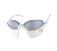 Masajeador de ojos con calor - Masajeador de ojos eléctrico calentado, gafas, masaje inalámbrico, ayuda para dormir, control inteligente de tiempo, cobertura completa, diseño completo, de