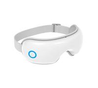 Masajeador de ojos con calor para migrañas, máscara de ojos con bolsa de aire Bluetooth, dispositivo de cuidado de los ojos para aliviar la tensión ocular, ojo seco, mejorar el sueño