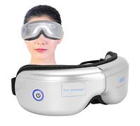 Masajeador de ojos con calor, presión de aire, vibración para aliviar la fatiga ocular, máquina masajeadora eléctrica portátil Shiatsu para aliviar la fatiga Círculos oscuros Bolsas para los ojos