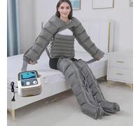 Masajeador de Piernas con Compresión de Aire, Presoterapia para Casa Botas Compresión Presoterapia, Refuerzo de circulación para pies, Piernas, Cintura, Pantorrilla, Brazo