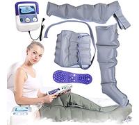Masajeador de piernas eléctrico Masajeador de ondas de presión para pantorrillas Piernas y pies, masajeador de compresión de aire, 1 piernas + 1 brazos + 1 cintura