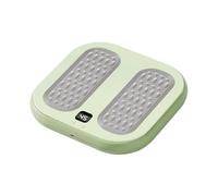 Masajeador de pies con calefacción, calentador de pies eléctrico portátil con 3 modos de calefacción y vibración, calentador de pies para el hogar, oficina, camping, dormitorio, sala de estar