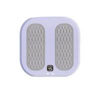 Masajeador de pies con calefacción, de pies eléctrico con vibración, portátil de tamaño mediano, material ABS, dispositivo, pie eléctrico con calefacción para el hogar