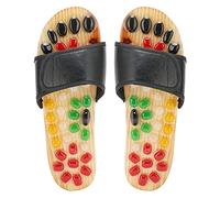Masajeador de pies de acupresión Zapatillas Reflexología Zapatos de acupuntura Sandalias de reflexología Masajeadores de pies manuales para hombres Mujeres promueven la circulación(39-40)