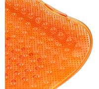 Masajeador de Pies de Ducha, Depurador de Pies de Ducha, Alfombrilla de Limpieza Profunda para Aliviar el Estrés, Uso Doméstico Suave (Naranja)