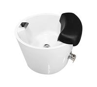 Masajeador de pies para pedicura, spa con masaje de calor y burbujas, nodos de masaje elevados, lavabo de manicura saludable con lámpara colorida