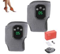 Masajeador de pies Soleva, 3 en 1 Naxir Foot Revive, tobillero portátil inalámbrico con calefacción, 3 Modos de vibración y 5 Niveles de Calor for tendinitis aquílea y Fascitis Plantar.(2PCS)