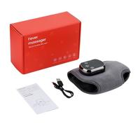 Masajeador de pies - Soporte eléctrico de masaje de pies con almohadilla de calefacción recargable alimentada por USB y envoltura ajustable que proporciona un relajante, estimulando el flujo