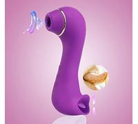 Masajeador de portátil,Ŝạtisfacęr pro 5 sùcciønadør de Clîťoris Femènịnô,10 * 10 modos de salud,Ŝạtisfacęr original el mas Veñdîdo Vérdạderö Vîbràdőrésmüjer Sêxùâl (Purple-1)