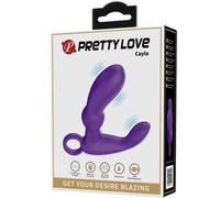 PRETTY LOVE CAYLA MASAJEADOR VIBRADOR ANAL LILA