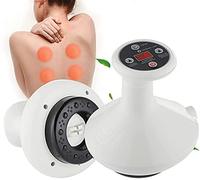 Masajeador de raspado eléctrico con 6 modos Máquina de fisioterapia con compresa caliente en el hogar Ventosas de vacío de dragado de meridianos para aliviar el dolor por fatiga Adelgazamiento corpo