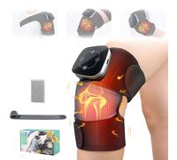 Masajeador de Rodilla, 3 en 1 Dispositivo de Masaje de Rodilla Calentado con 5 Niveles de Calor luz Roja Comprimir 3 Niveles de Masaje para Aliviar el Dolor de Rodilla Hombro Codo