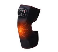 Masajeador de rodilla con calor y vibración. Rodillera recargable de temperatura ajustable, masaje de alivio del dolor, comodidad y relajación para las rodillas, perfecto para apoyo articular y