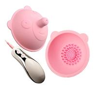 Masajeador de senos Estimulación de los senos Tease Suck Pecho Pezón Orgasmo Juguetes de mujer Amasamiento Pellizcar Juguetes sexuales Juguetes para adultos con cinco cabezas de cepillo