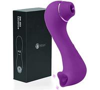 Masajeador de silicona femenino Süccîóñãdór De Clítőrîs 2 en 1 Vîbrādőr de Püntô ǵ̣ DelClítőrîs para estimulación doble, estimulador DeClítőrîs,10 * 10 Modos de Frecuencia.