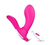 -Màsajěadộr de Ŝiliçona Portátil Vībradør Pãra Müjèr Còntròl Remòtò Pừnto Ġ Invïsïblě Braĝas Côṋsôlâdőrès Còn 9 Mòděs Usåblě Juĝueťes Ŝexừales Y Çliťoris Mäsťurbación Rëcàrgàble/Red