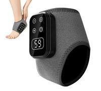 Masajeador de tobillo, calentador eléctrico de 5 engranajes, envoltura térmica de tobillo, para cumpleaños, hogar, viajes, hombres, mujeres, ancianos, cuidado diario de pies