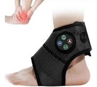 Masajeador De Tobillo Eléctrico, Masajeador De Tobillo De Pie con Vibración De Calefacción, 3 Modos De Calor Y 3 Modos De Vibración, para Recuperación De Articulaciones De Lesiones