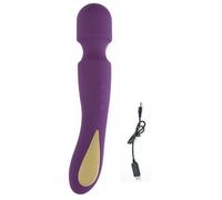 Masajeador de varita vibratoria de silicona real vibrador vaginal anal clítoris